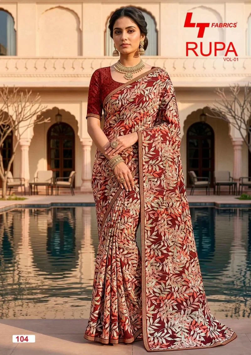 Lt Rupa Vol 1 Dola Silk Printed Saree Collection