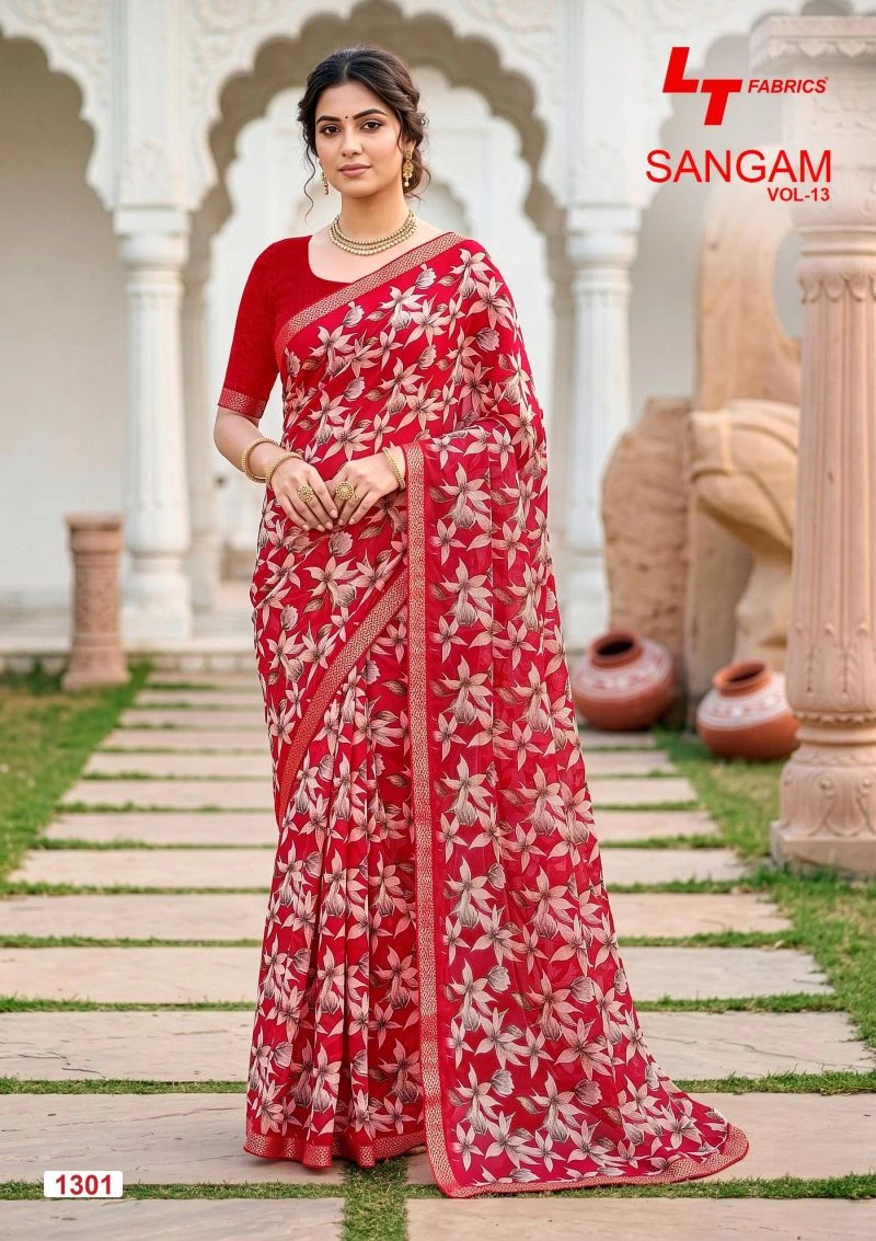 Lt Sangam Vol 13 Micro Printed Saree Collection