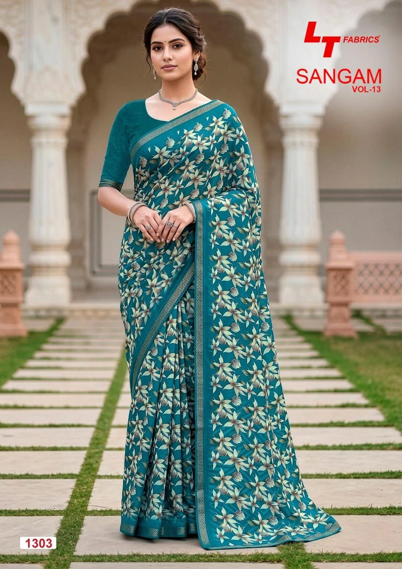 Lt Sangam Vol 13 Micro Printed Saree Collection