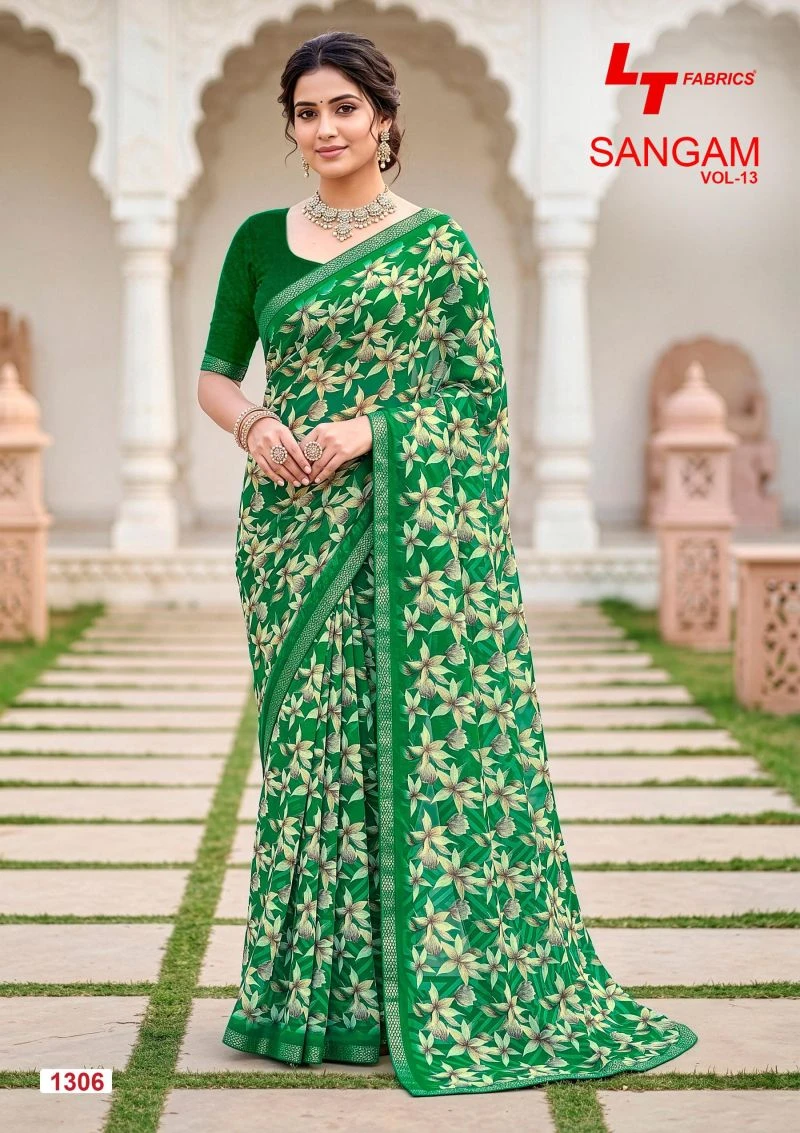 Lt Sangam Vol 13 Micro Printed Saree Collection