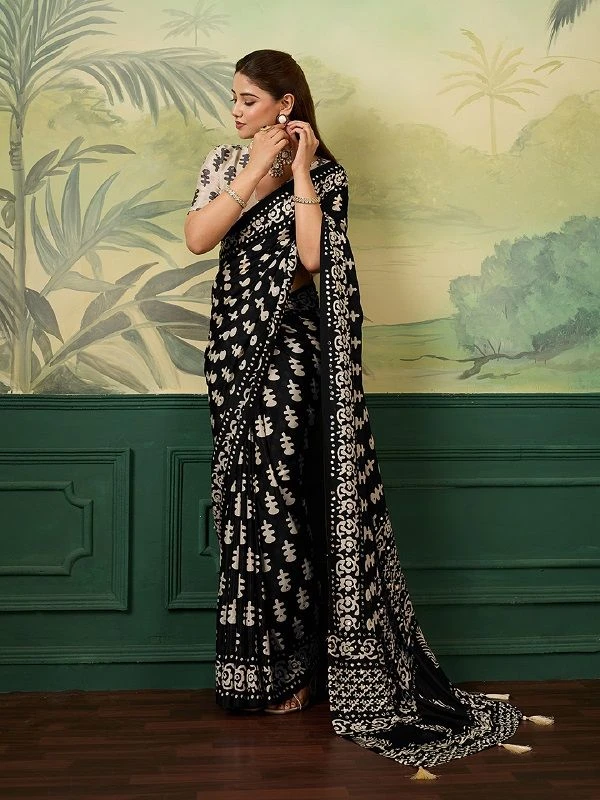 Maahi 229 Chinon Silk Digital Printed Party Wear Saree Collection
