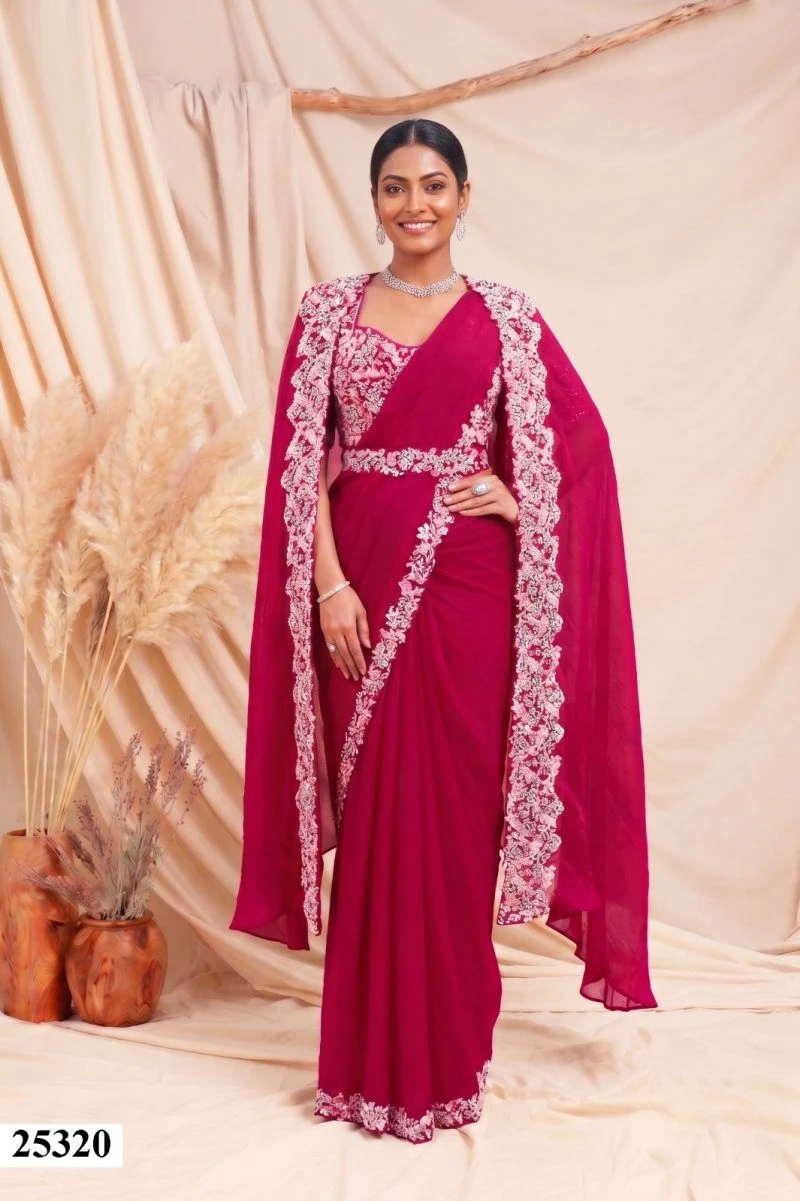 Mahotsav Mohmanthan 23500 Luna Crepe Silk Saree Collection