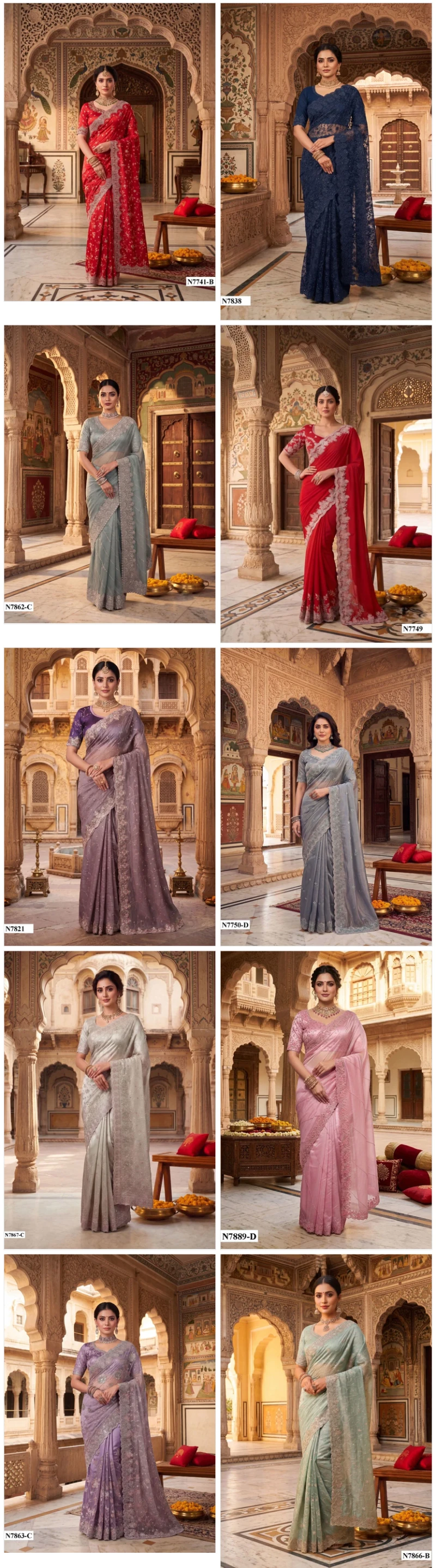 Mahotsav Nimaya Avantika Vol 2 Satin Silk Designer Saree Collection 6