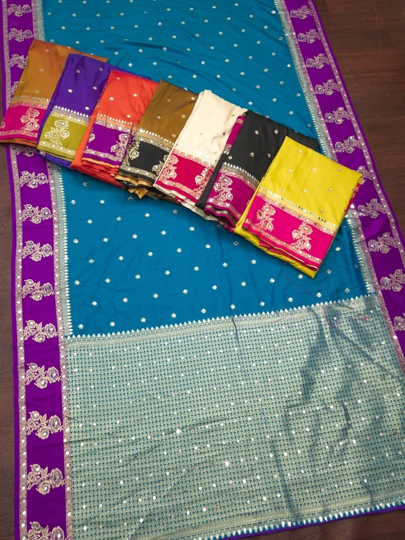 Mb 6096 Soft Banarasi Silk Zari Weaving Saree Collection 10