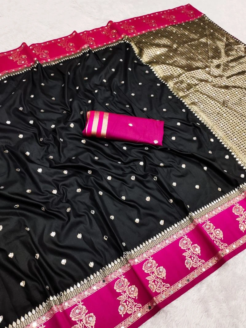 Mb 6096 Soft Banarasi Silk Zari Weaving Saree Collection 5