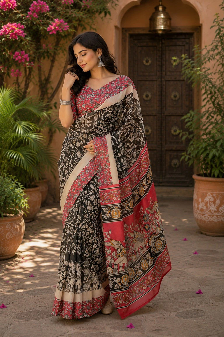 Meera 349 Linen Digital Printed Fancy Saree Collection