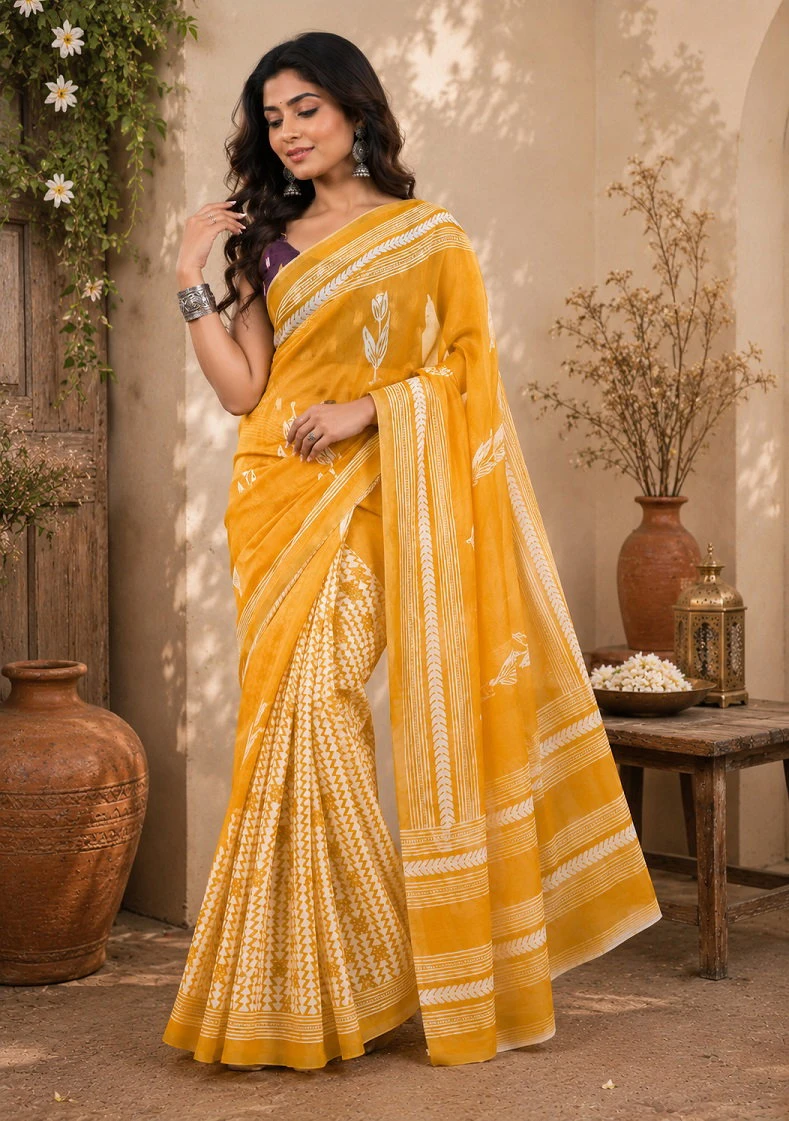Meera 350 Linen Digital Printed Party Wear Saree Collection