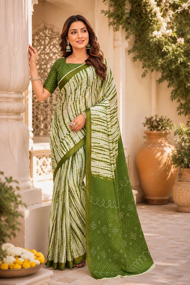 Meera 351 Linen Digital Printed Casual Wear Saree Collection