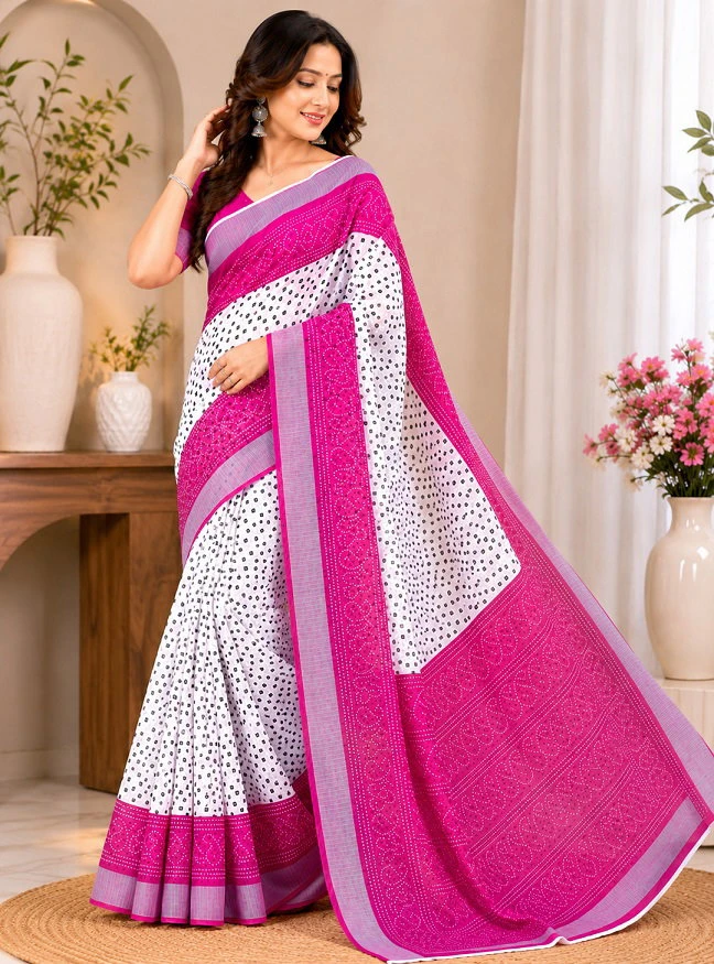Meera 351 Linen Digital Printed Casual Wear Saree Collection