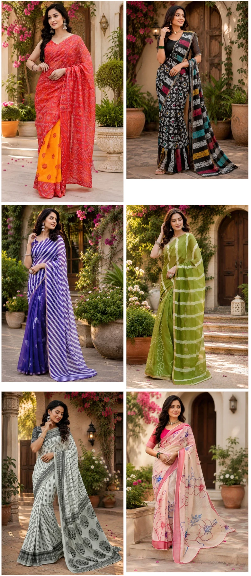 Meera 357 Chanderi Cotton Digital Printed Ready to Wear Saree