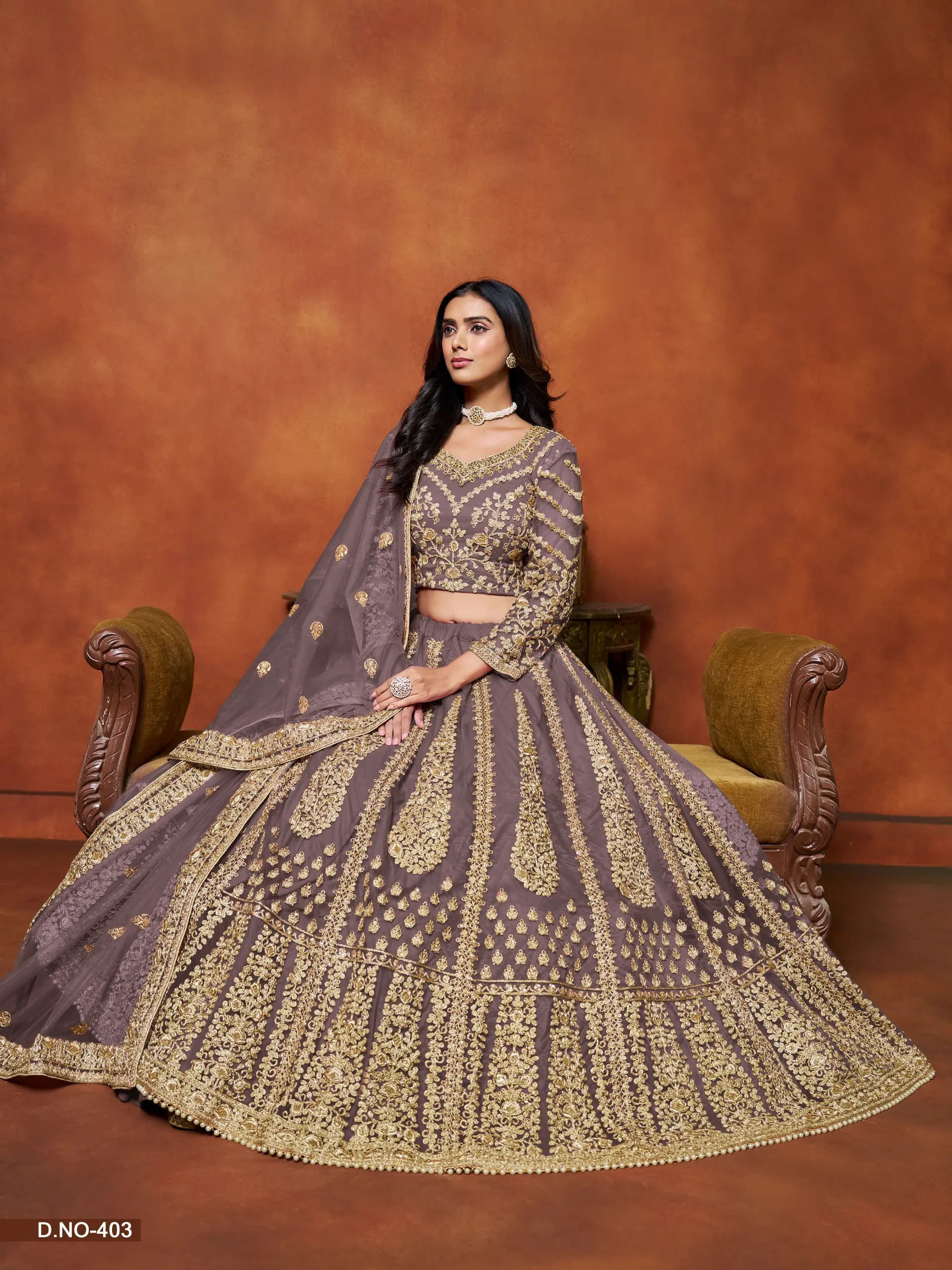 Mehvish Vol 4 Designer Net Lehenga Collection