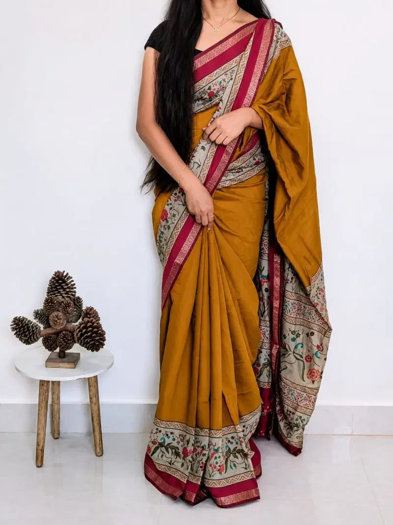 Meraki Vol 10 Mul Cotton Zari Border Saree Collection