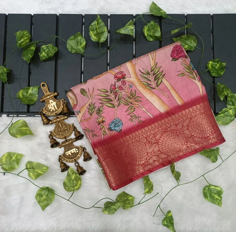 Meraki Vol 13 Dola Silk Kalamkari Printed Saree Collection 2