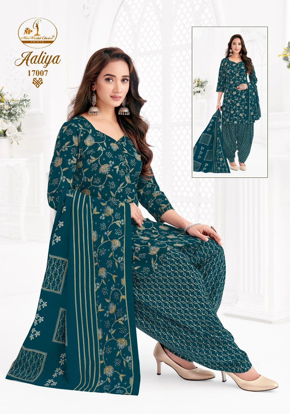Miss World Aaliya Vol 17 Readymade Patiyala Dress