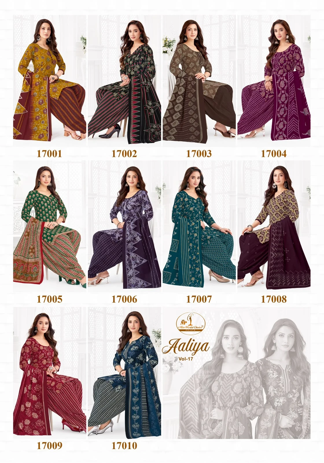 Miss World Aaliya Vol 17 Readymade Patiyala Dress