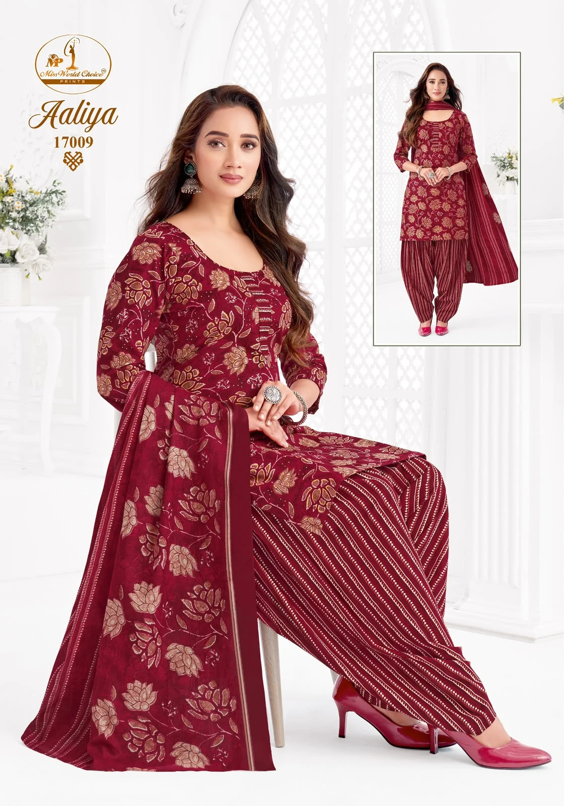 Miss World Aaliya Vol 17 Readymade Patiyala Dress