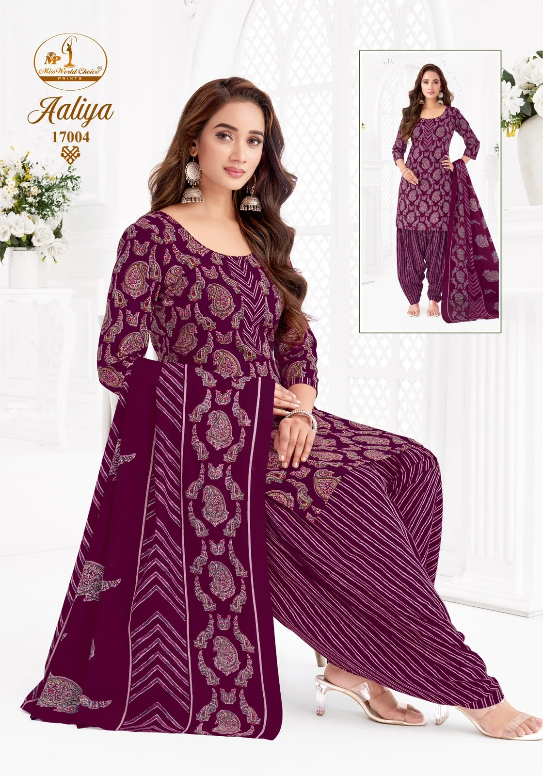 Miss World Aaliya Vol 17 Readymade Patiyala Dress