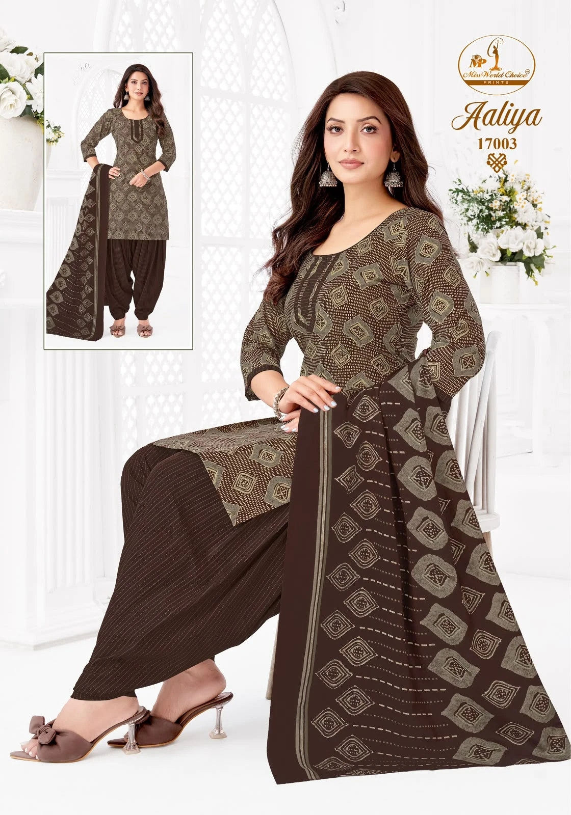 Miss World Aaliya Vol 17 Readymade Patiyala Dress
