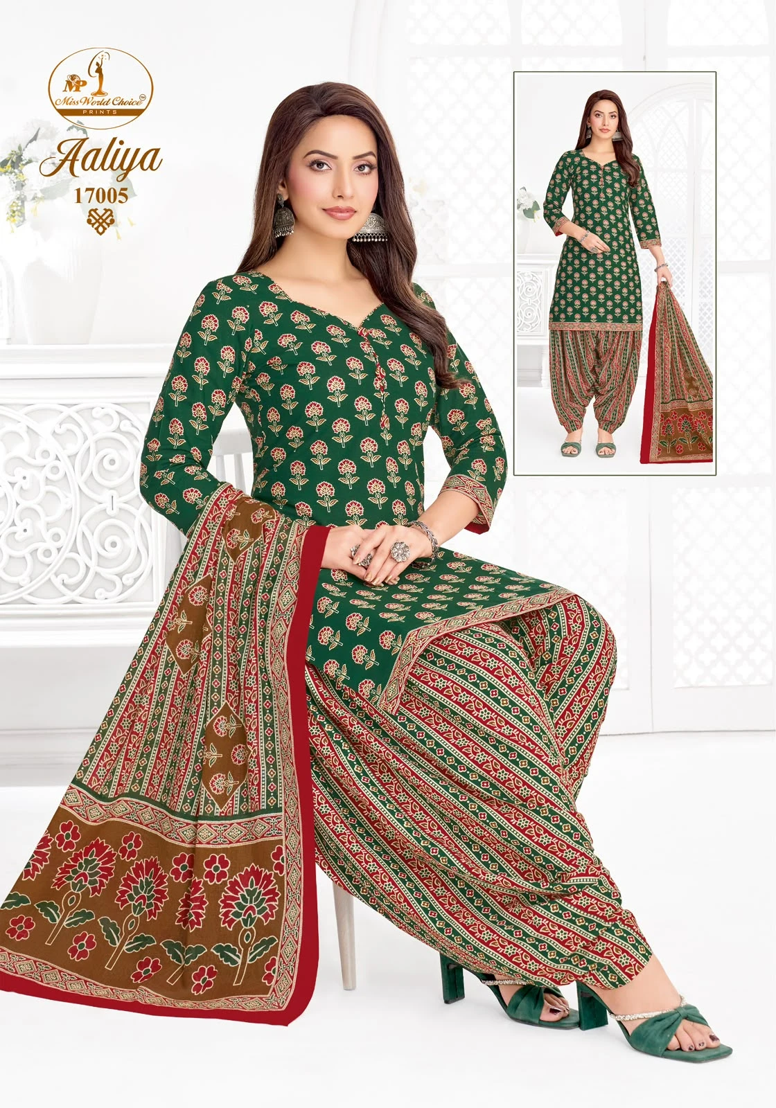 Miss World Aaliya Vol 17 Readymade Patiyala Dress