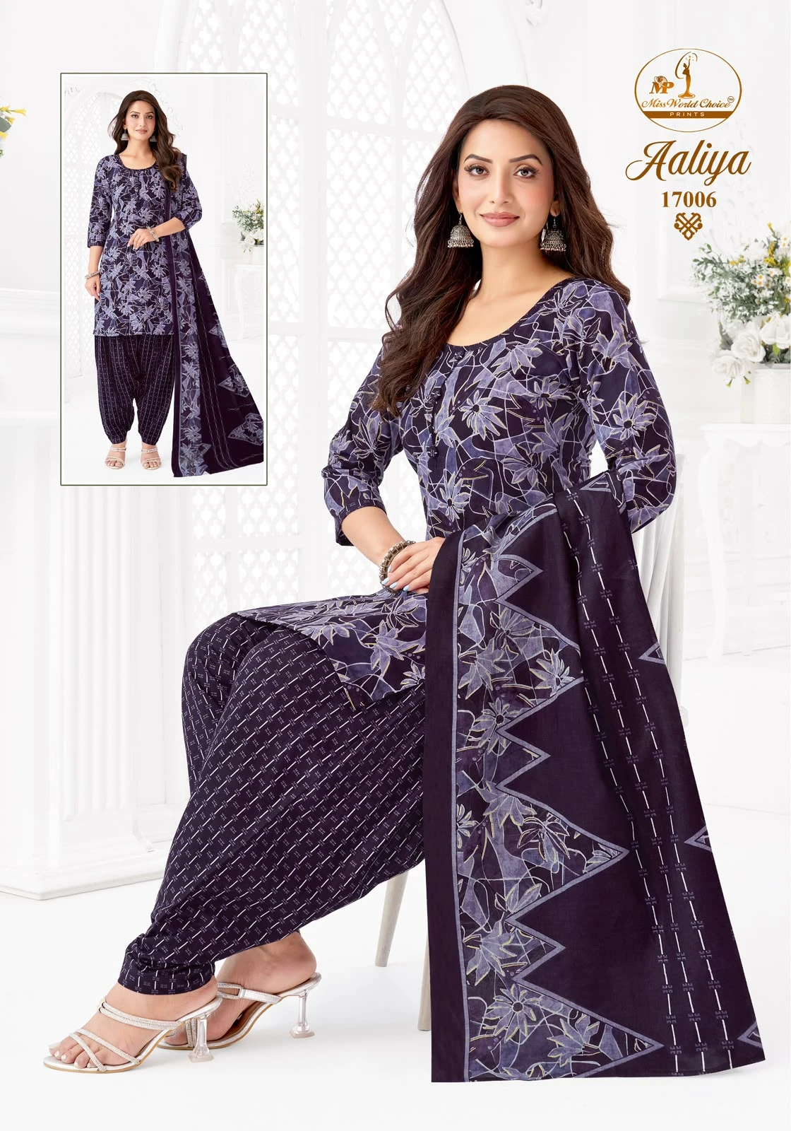 Miss World Aaliya Vol 17 Readymade Patiyala Dress