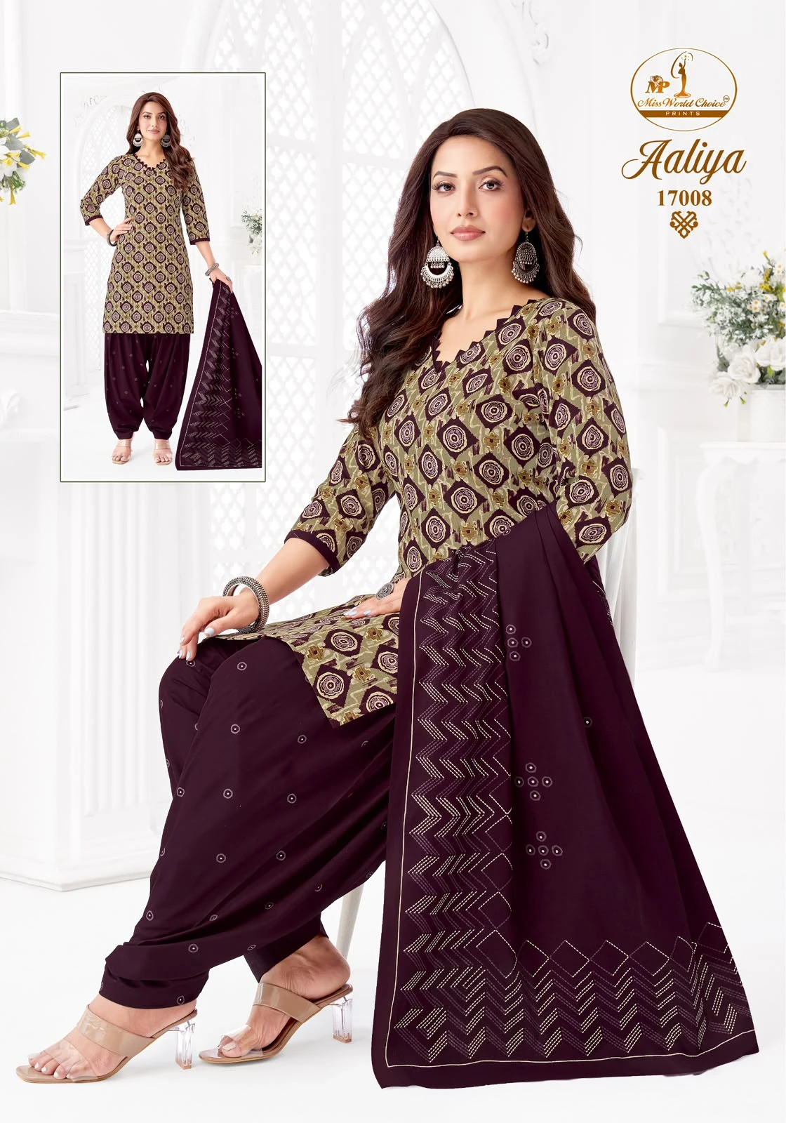 Miss World Aaliya Vol 17 Readymade Patiyala Dress