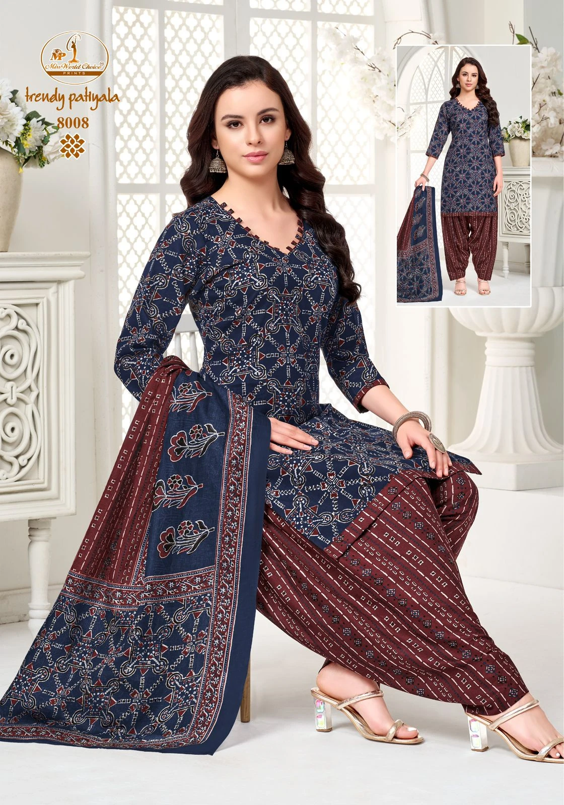 Miss World Trendy Patiyala Vol 8 - Readymade Dress 3