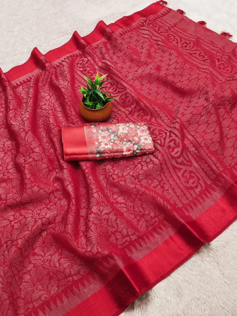 Niharika Designer Cotton Silk Satin Zari Border Saree Collection 4