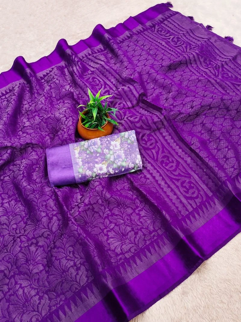 Niharika Designer Cotton Silk Satin Zari Border Saree Collection 5