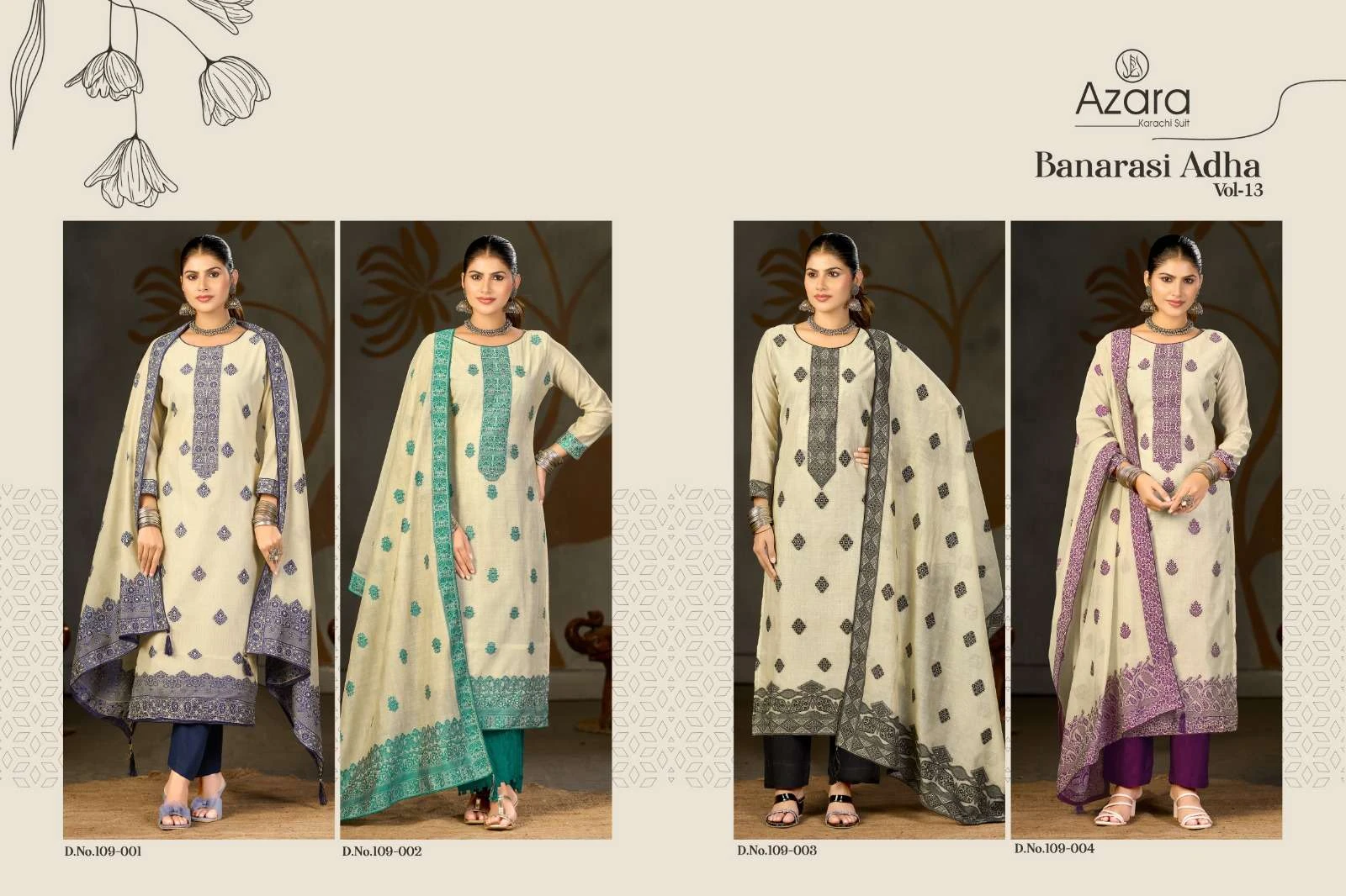 Radhika Fashion Banarashi Adah Vol 13
