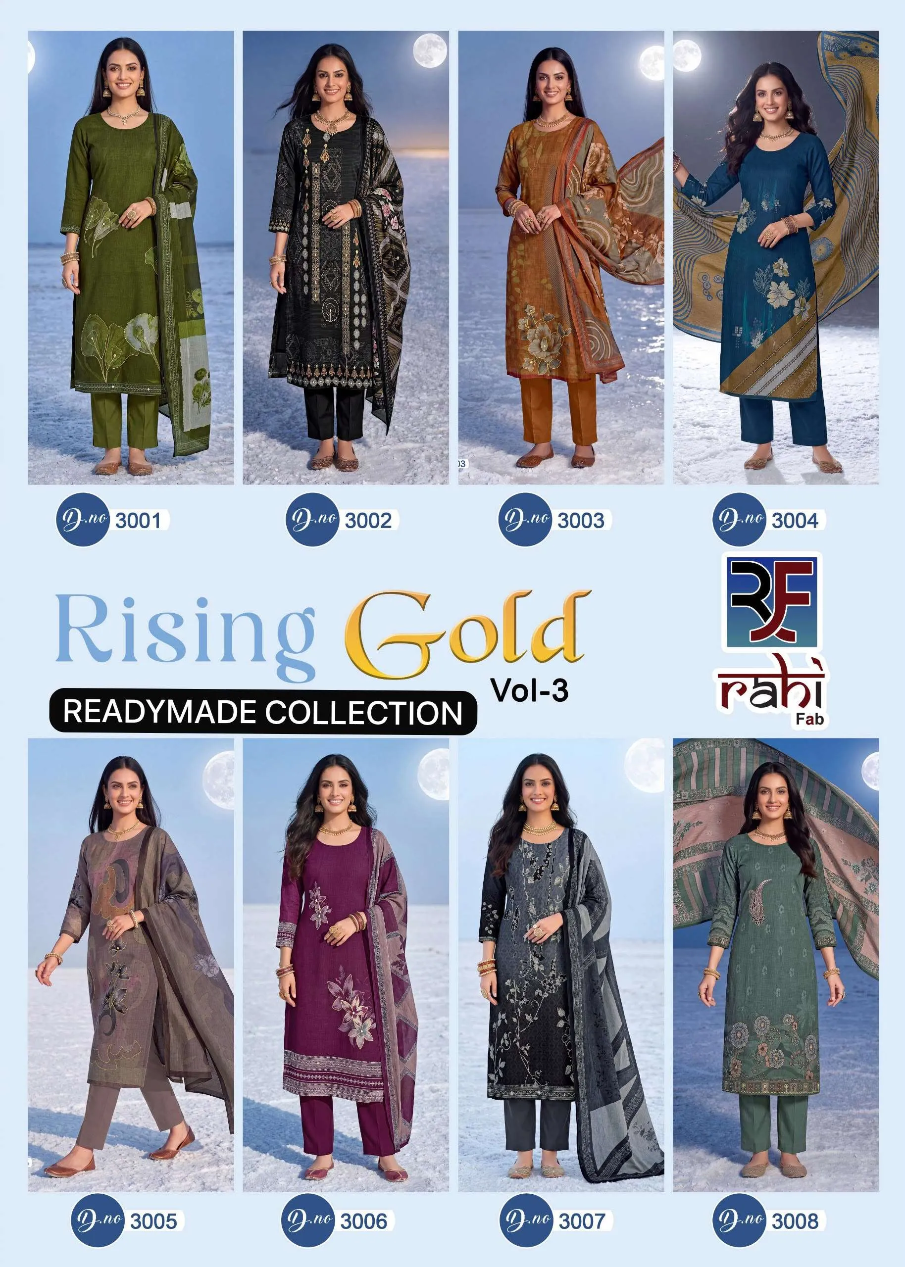 Rahi Rising Gold Vol 3 - Readymade Dress 10