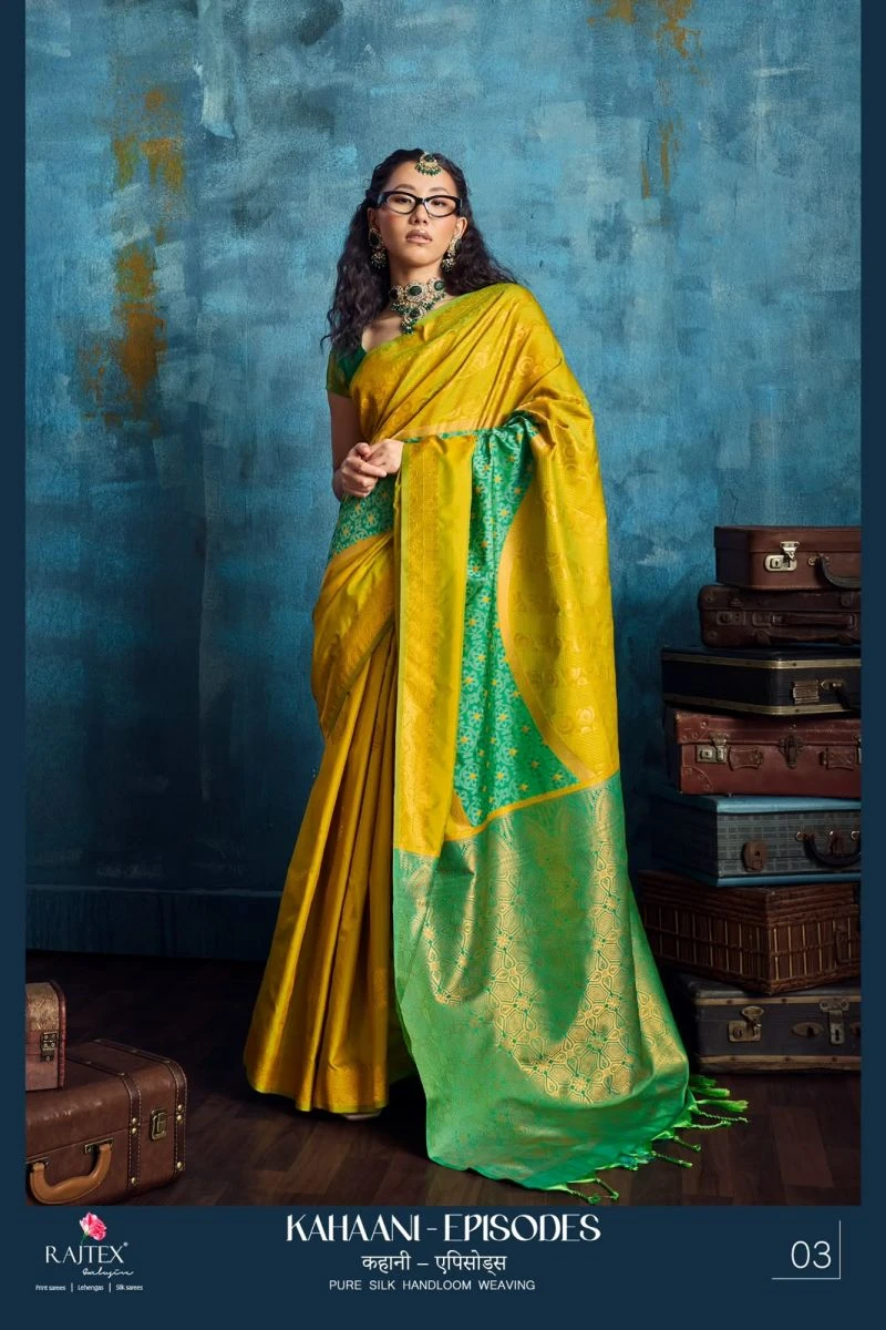 Rajtex Kahaani Episodes Silk Handloom Weaving Saree Collection
