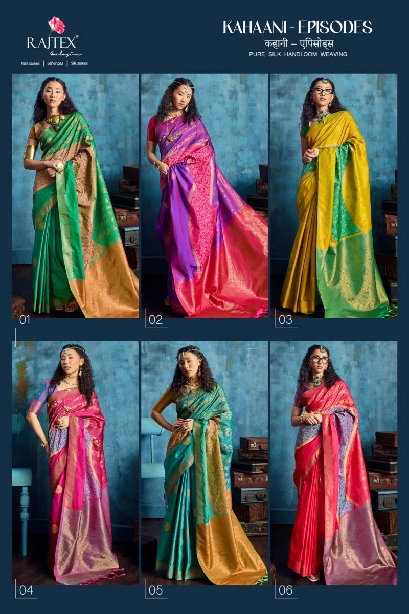 Rajtex Kahaani Episodes Silk Handloom Weaving Saree Collection