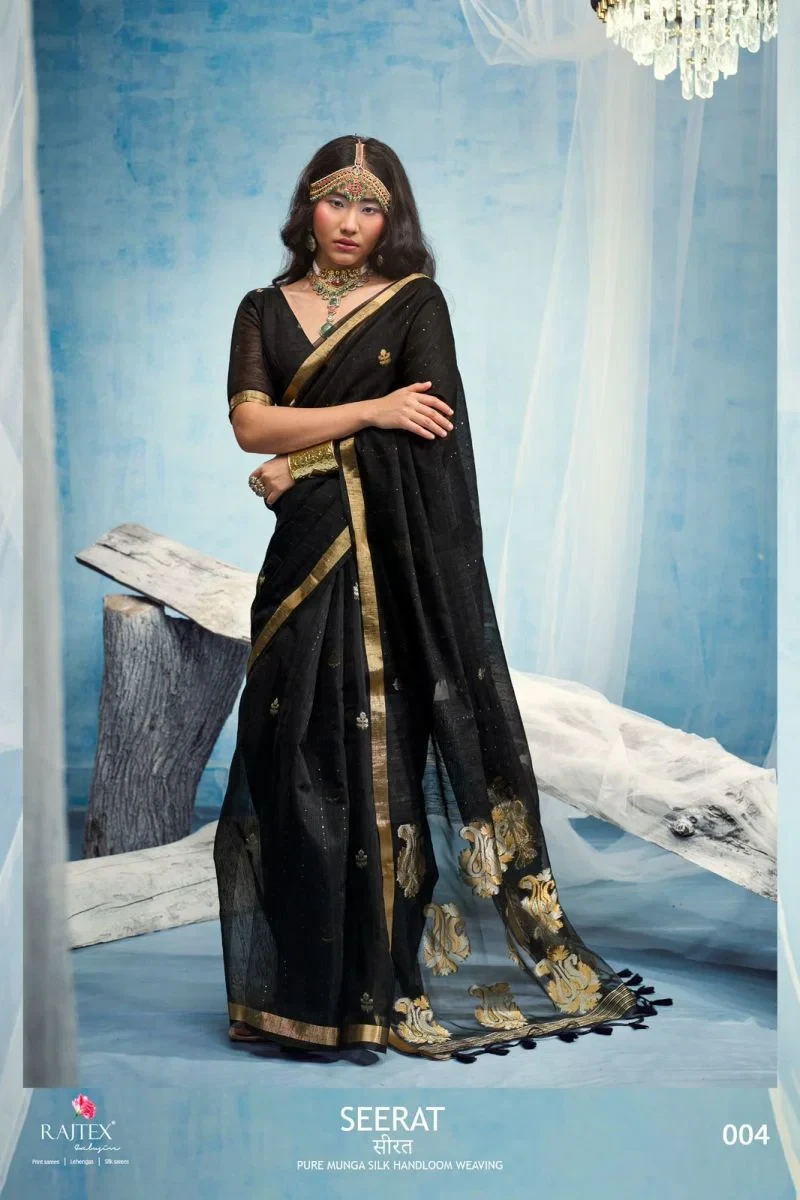 Rajtex Seerat Munga Silk Handloom Saree Collection