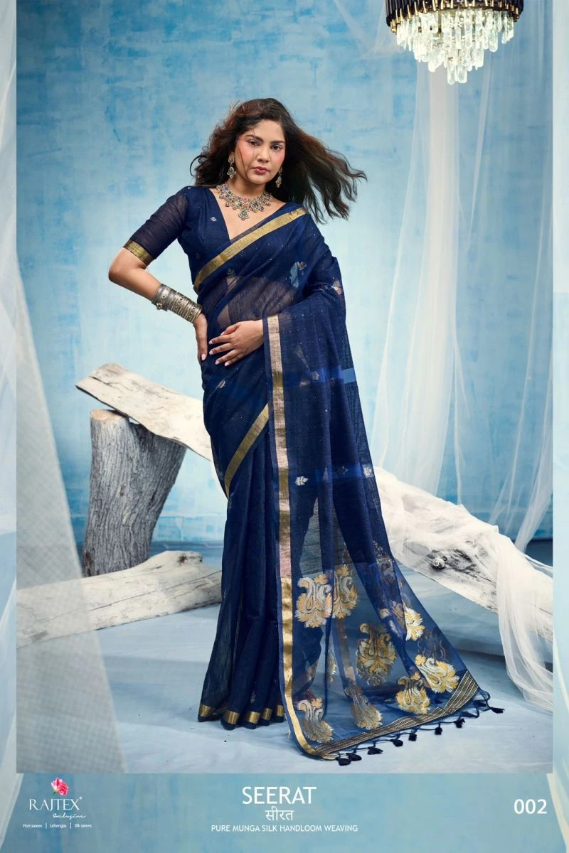 Rajtex Seerat Munga Silk Handloom Saree Collection