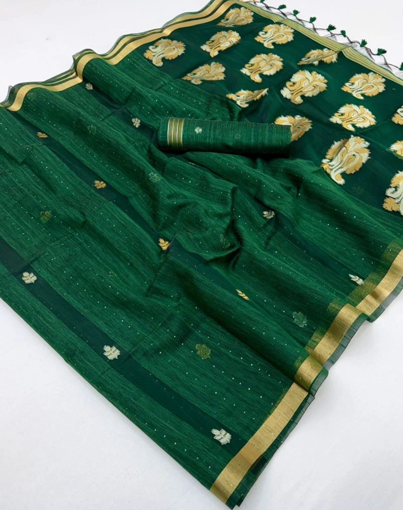 Rajtex Seerat Munga Silk Handloom Saree Collection