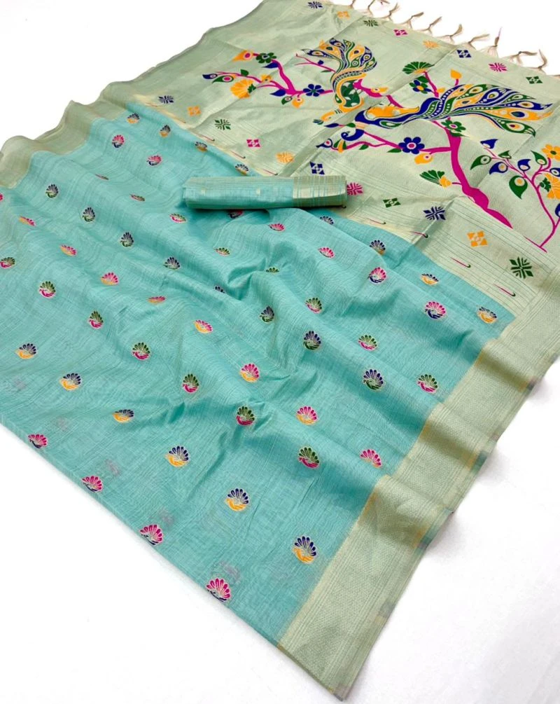 Rajyog D No 1311 to 16 Cotton Jamdani Weaving Saree Collection