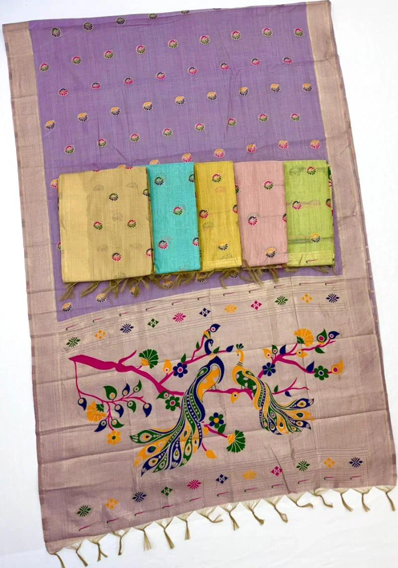 Rajyog D No 1311 to 16 Cotton Jamdani Weaving Saree Collection
