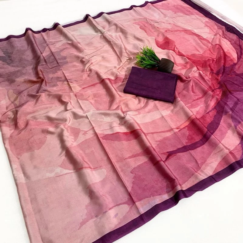 Rajyog Ruby Soft Crepe Italian Digital Printed Saree Collection