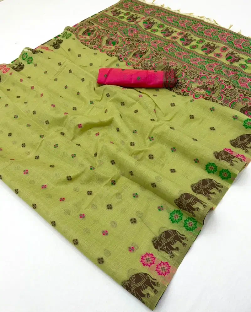 Rajyog Tapti D No 2031 to 36 Cotton Weaving Work Saree Collection