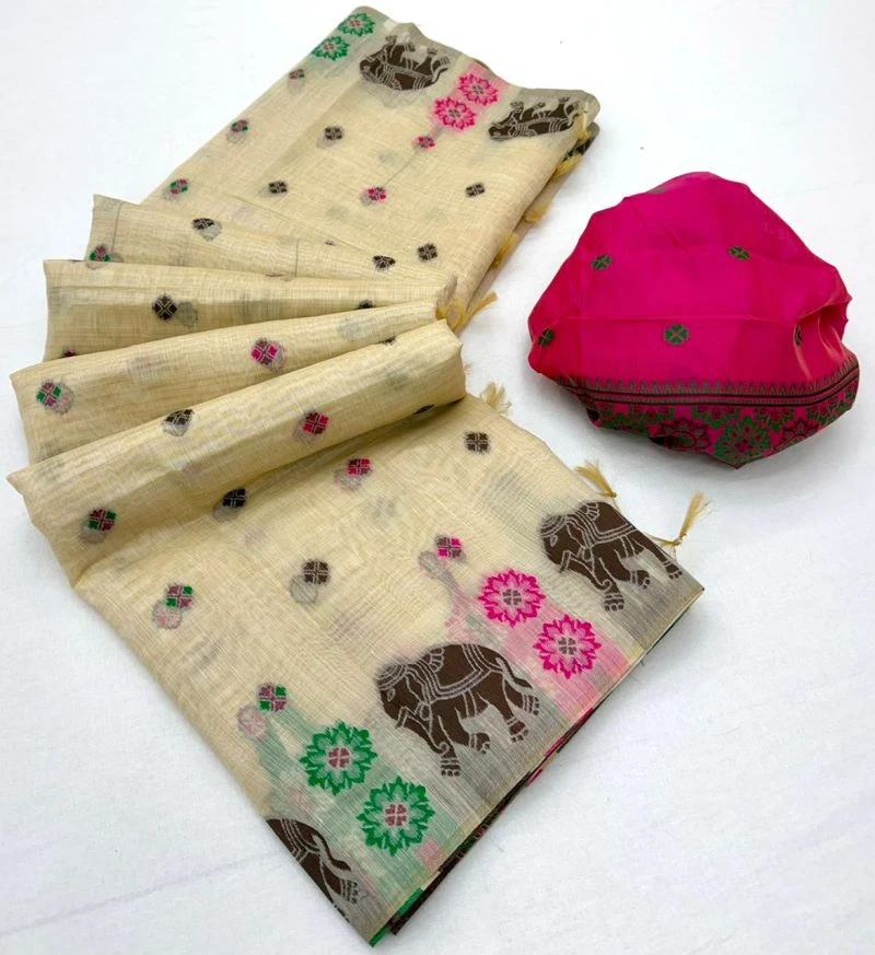 Rajyog Tapti D No 2031 to 36 Cotton Weaving Work Saree Collection