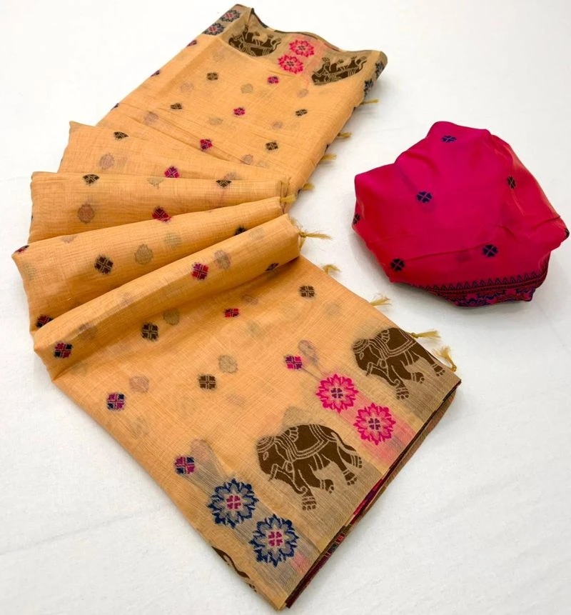 Rajyog Tapti D No 2031 to 36 Cotton Weaving Work Saree Collection