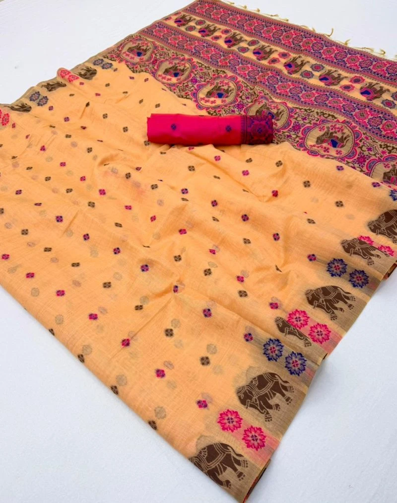 Rajyog Tapti D No 2031 to 36 Cotton Weaving Work Saree Collection