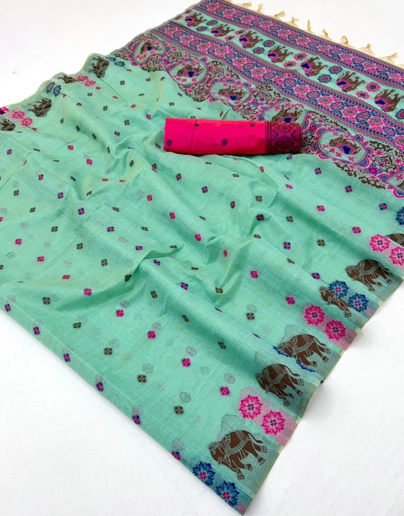 Rajyog Tapti D No 2031 to 36 Cotton Weaving Work Saree Collection