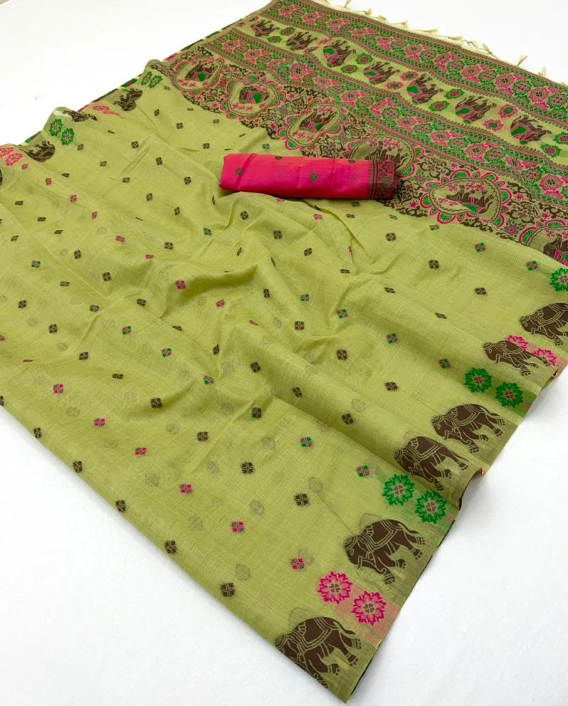 Rajyog Tapti D No 2031 to 36 Cotton Weaving Work Saree Collection