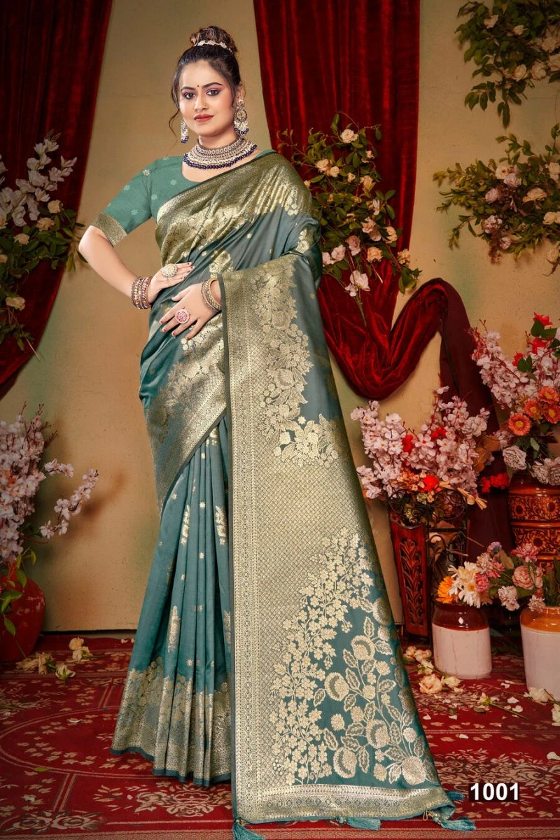 Saroj Gaurinandan Silk Vol 6 Silk Wedding Wear Saree Collection
