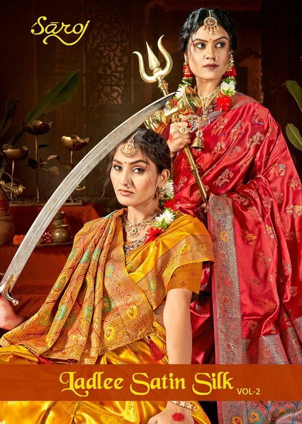 Saroj Ladlee Satin Silk Vol 2 Satin Silk Saree Collection