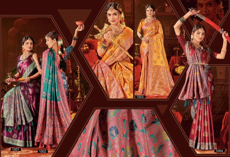 Saroj Ladlee Satin Vol 1 Satin Silk Saree Collection