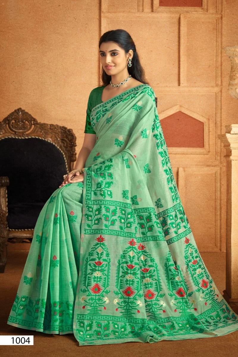Saroj Madhu Bani Linen Vol 1 Linen Saree Collection