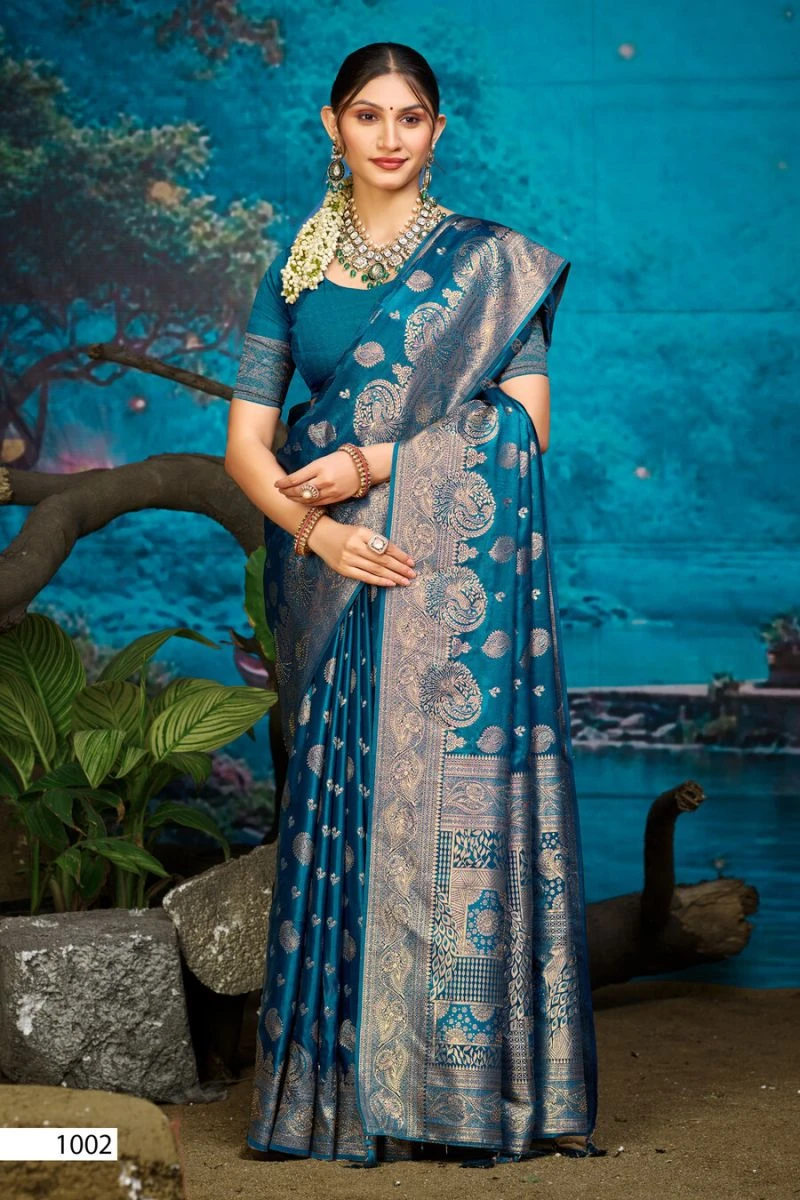 Saroj Saadgi Satin Saroski Vol 3 Satin Silk Saree Collection