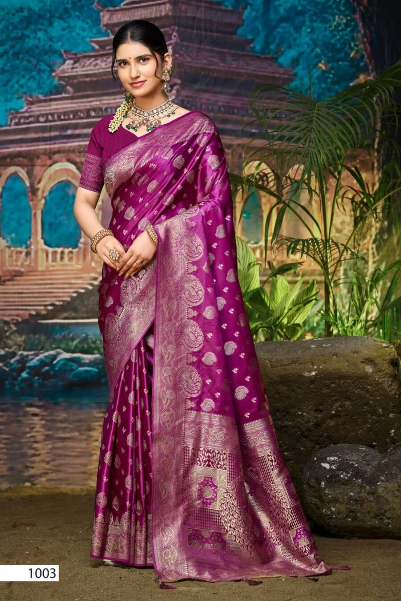 Saroj Saadgi Satin Saroski Vol 3 Satin Silk Saree Collection